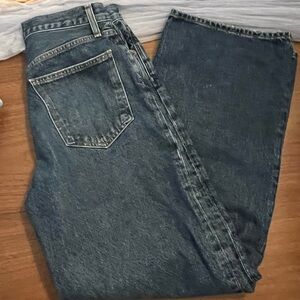 Agolde size 25 jeans low slung baggy